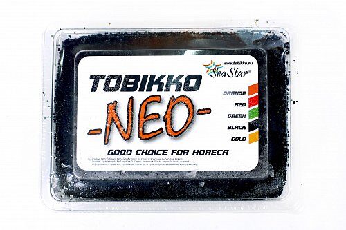 Икра рыб Тобико Нео №1 черная 500 гр