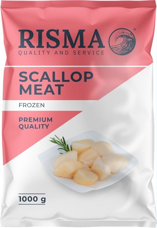 Морской гребешок морож.10/20 7% 1,0 кг RISMA Premium